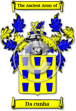 Da cunha Family Crest Download (jpg) Legacy Series - 150 DPI